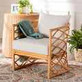 Acelynn Bohemian Honey Rattan Armchair