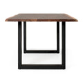 Modrest Taylor Contemporary Live Edge Wooden Dining Table