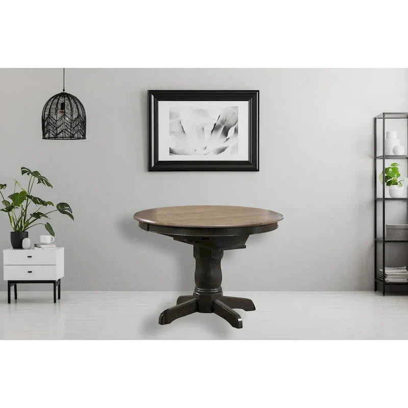 Round Butterfly Leaf Dining Table - Not Available
