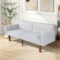 Convertible Memory Foam Futon Sofa Bed - Foldable Daybed Loveseat Sleeper