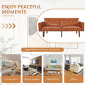 Convertible Memory Foam Futon Sofa Bed - Foldable Daybed Loveseat Sleeper