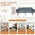 Convertible Memory Foam Futon Sofa Bed - Foldable Daybed Loveseat Sleeper