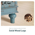 Vintage-Inspired Hollow-Carved 3-Door Storage Cabinet