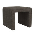 HomePop Contemporary Channel-Designed Ottoman