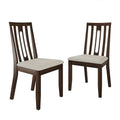 CraftPorch Modern Wooden Dining Chair Set (2 Pieces) - N/A