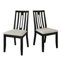 CraftPorch Modern Wooden Dining Chair Set (2 Pieces) - N/A