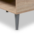 Baxton Studio Mid-Century Modern Brown Coffee Table