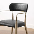 Set of 2 Mid-Century Solid Wood Accent Dining Chairs by Art Leon