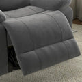 Overstuffed Arm and Back Manual Recliner Chair