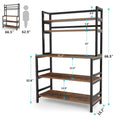 5-Tier Kitchen Baker's Rack with Storage - Microwave Oven Cart
