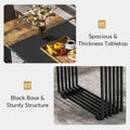 Contemporary 70.8-Inch White Dining Table for 6-8 Guests