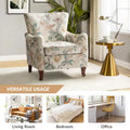 HULALA HOME Samouel Contemporary Floral Wingback Armchair