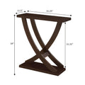 Newport Criss-Cross Console Table by Convenience Concepts