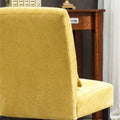 Porch & Den Vista Armless Chenille Accent Chair with Kidney Pillow