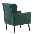 Cozy Mid-Century Reading Chair Upholstered in Chenille Fabric