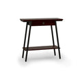 Leick Home Empiria Wooden Console Table with Drawer and Metal Frame