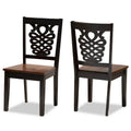 Gervais Modern Transitional 2-Piece Dining Chair Set