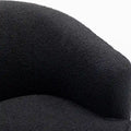 SEYNAR Contemporary Boucle Upholstered 360° Swivel Accent Chairs - Set of 2
