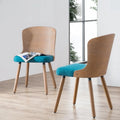 Set of 2 Mid-Century Modern Dining Chairs by Corvus Calvados
