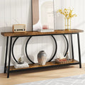 70.9-Inch Extra Long Narrow Console Table with Storage for Sofa or Couch