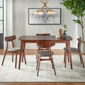 Set of 2 Cadiz Dining Chairs in Solid Beechwood by Simple Living