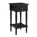 Khloe French Country Accent Table with Shelf and Drawer by Convenience Concepts