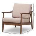 Baxton Studio Mid-Century Modern Lounge Chair
