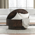 Norwood 40-Inch Round Coffee Table by Classic Home