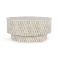 Norwood 40-Inch Round Coffee Table by Classic Home
