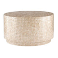 Capiz-Inspired Mosaic Coffee Table