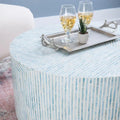 Capiz-Inspired Mosaic Coffee Table