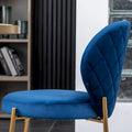 Roundhill Furniture Amoa Modern Velvet Upholstered Dining Chair