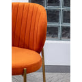 Roundhill Furniture Amoa Modern Velvet Upholstered Dining Chair