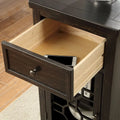 Emma 18-Inch Transitional Solid Wood Side Table with 1 Drawer by Furniture of America