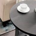 Leick Home Round Side Table Featuring a Convenient Shelf