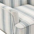 Contemporary Striped Armchairs