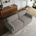 Contemporary 90-Inch Deep Seat Corduroy Loveseat