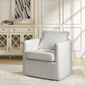 Erkenbald Contemporary 360-Degree Swivel Chair with Removable Slipcover by HULALA HOME
