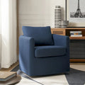 Erkenbald Contemporary 360-Degree Swivel Chair with Removable Slipcover by HULALA HOME