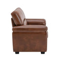 Modern Fort Faux Leather Accent Chairs for Living Room Upholstery