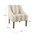 HomePop Classic Swoop Arm Accent Chair" can be rewritten as "HomePop Elegant Swoop Arm Accent Chair.