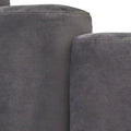 Lifestorey Modern Queen Platform Bed with Stark Velvet Upholstery