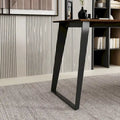 Modern L-Shaped Desk with Storage Cabinet & Drawers