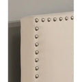 Newport Upholstered Headboard Featuring Nailhead Accents