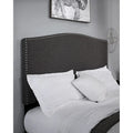 Newport Upholstered Headboard Featuring Nailhead Accents