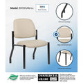 Boss Office Products Antimicrobial Guest Chair for Big and Tall Individuals