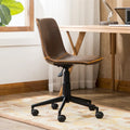 Roundhill Furniture Cesena 360° Swivel Office Chair with Faux Leather and Air Lift