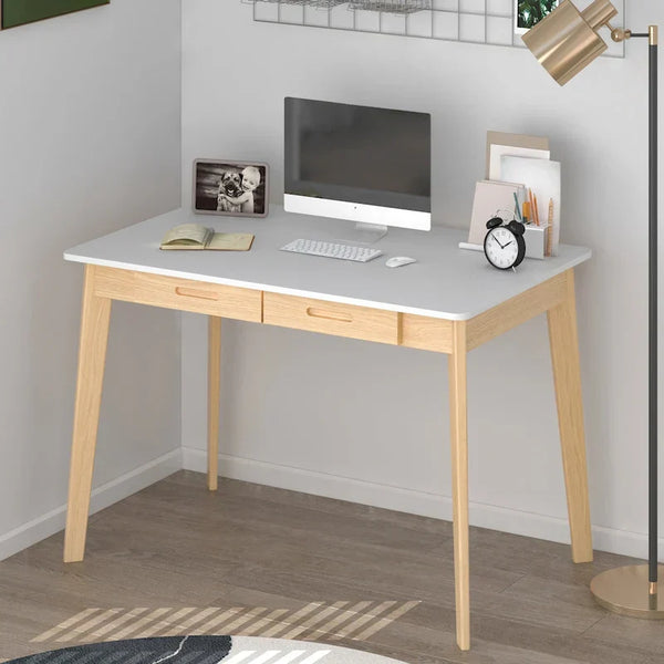 39.4-Inch Wooden Writing and Computer Desk