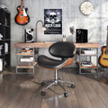 Corvus Madonna Adjustable Curved Office Chair in Mid-Century Modern Style