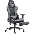 Ergonomic Gaming Chair with Footrest - Ideal for Desk Use